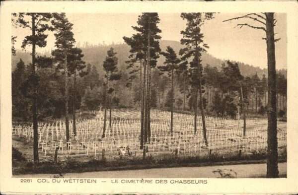 Mulhouse Muehlhausen Wettstein Cimetiere des Chasseurs