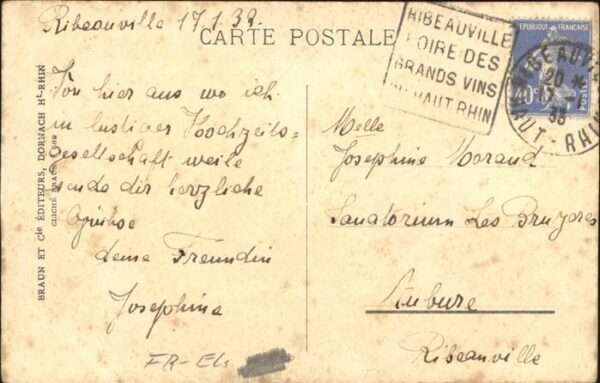 Ribeauville Haut Rhin Elsass Cigogne – Bild 2