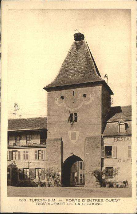 Turckheim Haut Rhin Restaurant de la Cigogne