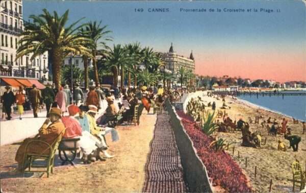 Cannes Alpes-Maritimes Promenade Croisette Plage