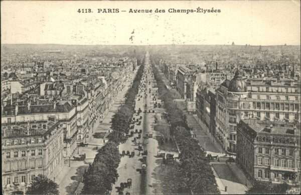 Paris Avenue Champs Elysees