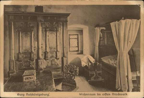 Hohkoenigsburg Haut-Koenigsbourg Wohnraum erster Stock