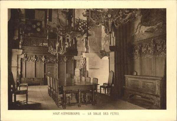 Haut-Koenigsbourg Hohkoenigsburg Salle des Fetes