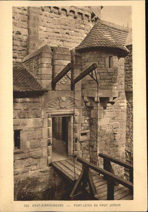 Haut-Koenigsbourg Hohkoenigsburg Pont Levis