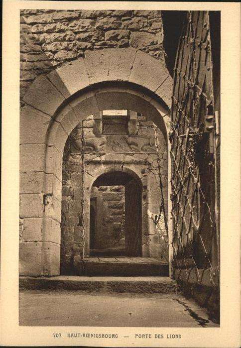 Haut-Koenigsbourg Hohkoenigsburg Porte des LLions