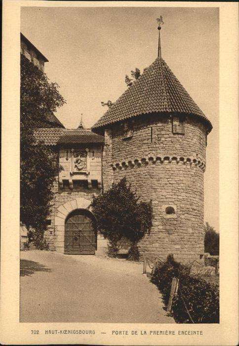 Haut-Koenigsbourg Hohkoenigsburg Porte de la Premiere Enceinte