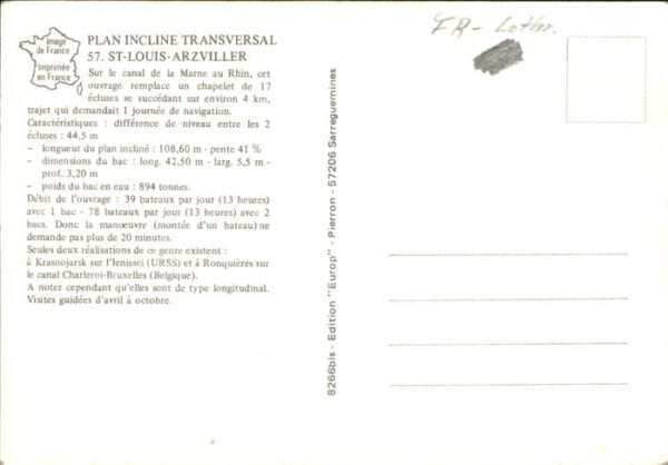 Saint-Louis Elsass Plan Incline Transversal – Bild 2
