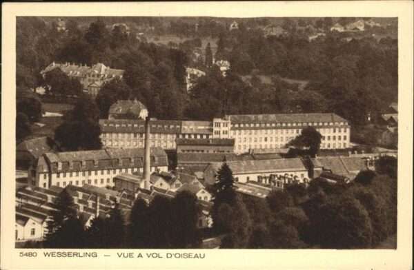 Wesserling Husseren Vue Vol Oiseau