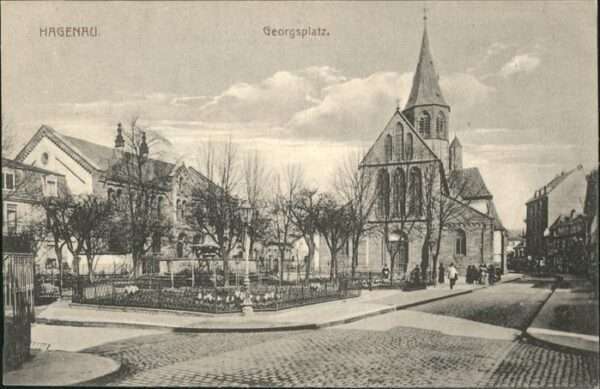 Hagenau Elsass Georgsplatz