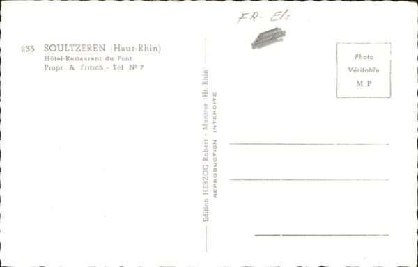 Soultzeren Hotel Restaurant du Pont – Bild 2