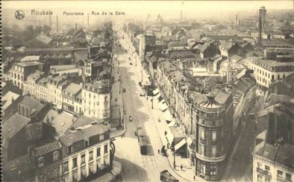 Roubaix Panorama Rue Gare