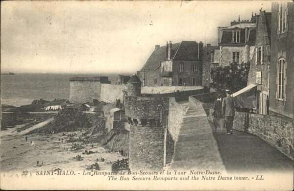 Saint-Malo 35 Remparts Bon-Secours Tour Notre Dame
