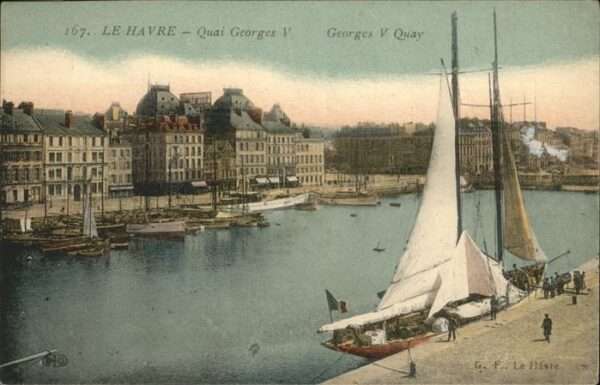 Le Havre Quai Georges V Segelboote