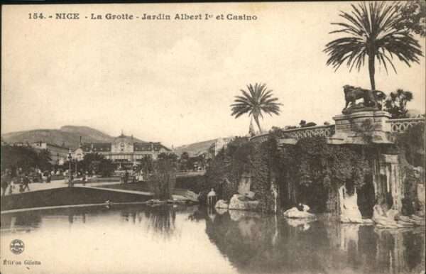 Nice Alpes Maritimes Grotte Jardin Albert Ier