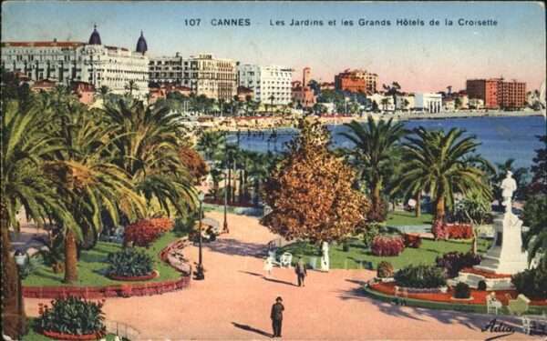 Cannes Alpes-Maritimes Jardins Grands Hotels