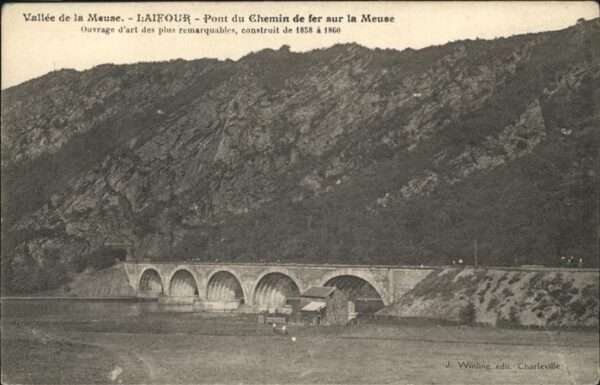 Laifour Pont Chemin de fer sur Meuse