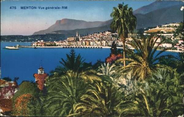 Menton Alpes Maritimes Vue generale