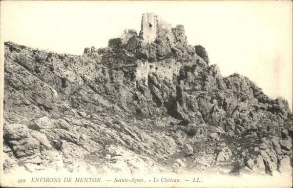 Menton Alpes Maritimes Sainte Agnes Chateau
