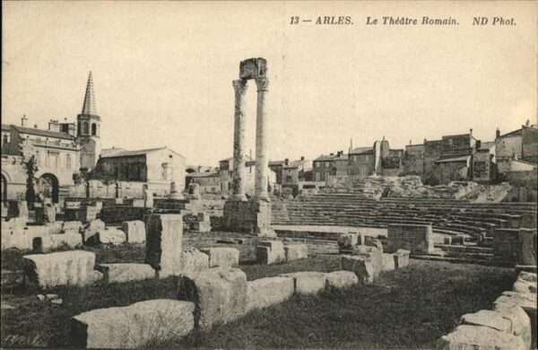 Arles Bouches-du-Rhone Theatre Romain