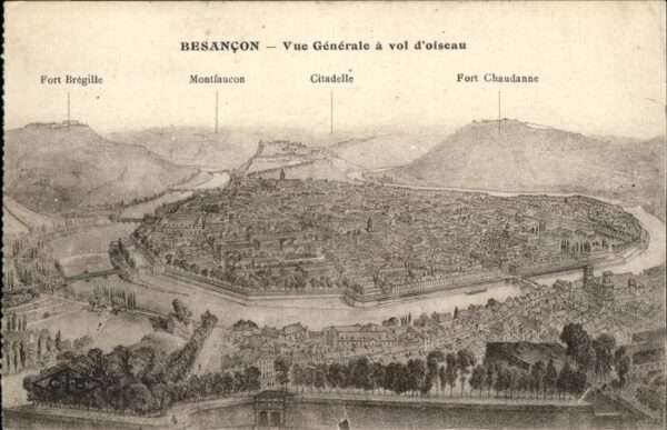 Besancon Doubs Vue generale