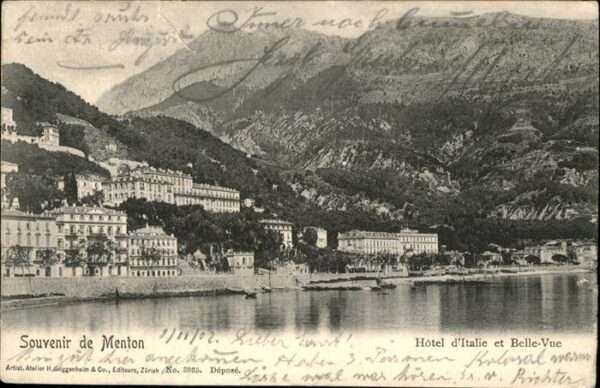 Menton Alpes Maritimes Hotel Italie
