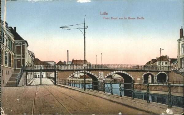 Lille Nord Pont neuf Basse Deule