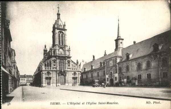 Reims Champagne Ardenne Hopital Eglise Saint-Maurice