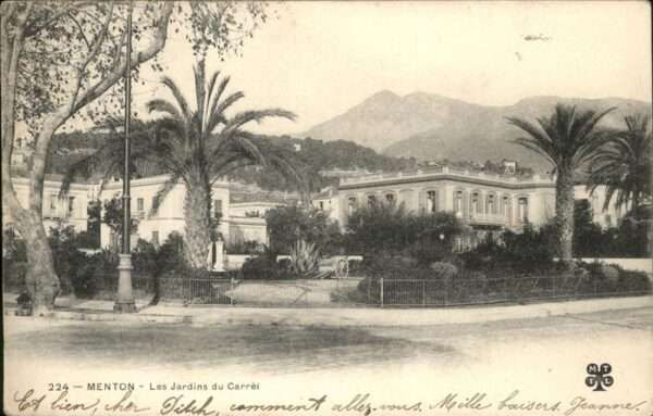 Menton Alpes Maritimes Jardins Carrei