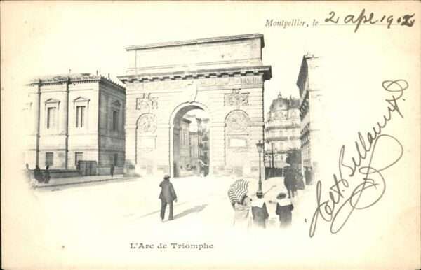 Montpellier Herault Arc de Triomphe