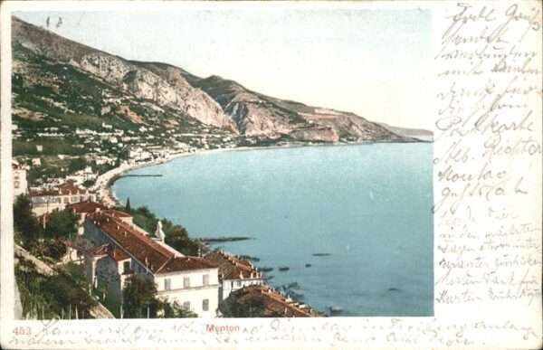 Menton Alpes Maritimes Vue generale