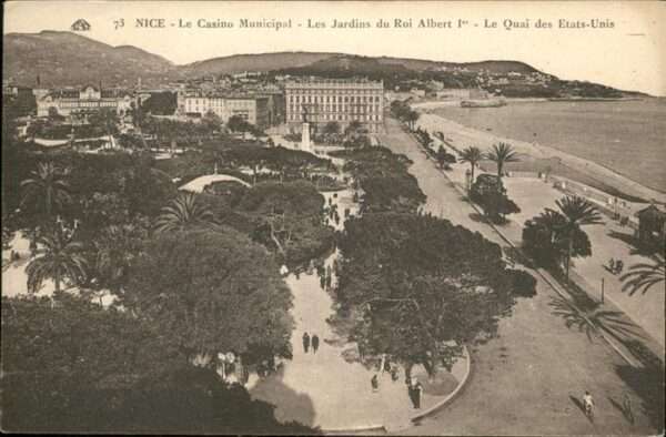 Nice Alpes Maritimes Casino Municipal Jardins Roi Albert Ier