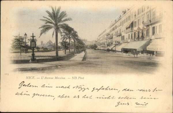 Nice Alpes Maritimes Avenue Massena
