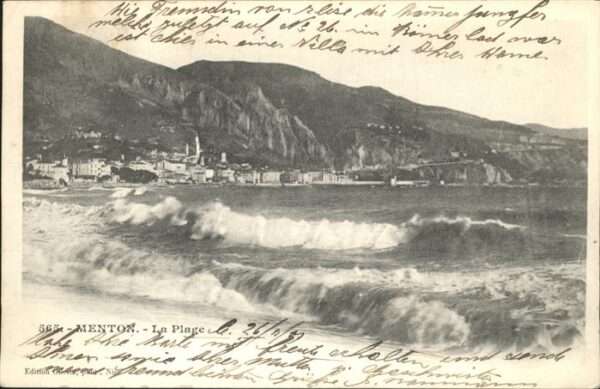 Menton Alpes Maritimes Plage