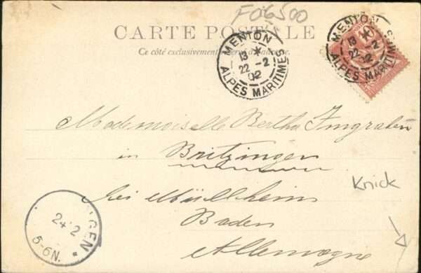 Menton Alpes Maritimes Vieille Ville – Bild 2
