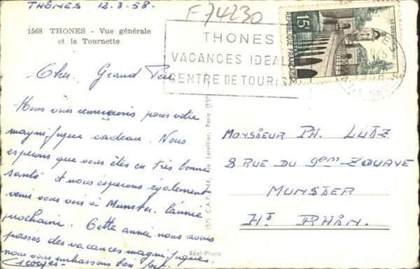 Thones Vue generale Tournette – Bild 2