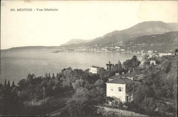 Menton Alpes Maritimes Vue generale