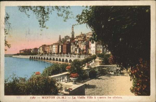 Menton Alpes Maritimes Vieille Ville