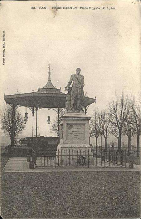 Pau 64 Statue Henri IV