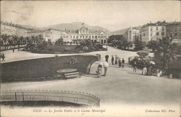 Nice Alpes Maritimes Jardin Public Casino Municipal