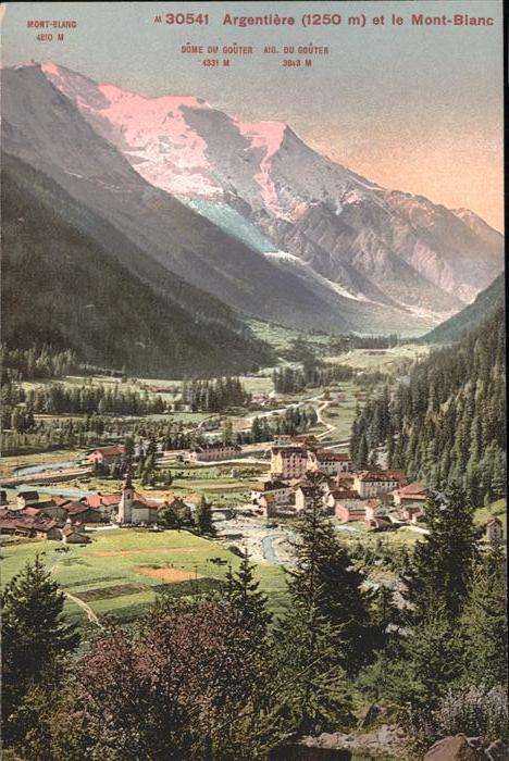 Argentiere Haute-Savoie Mont Blanc