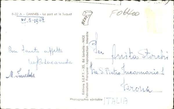 Cannes Alpes-Maritimes Le Port Suquet – Bild 2