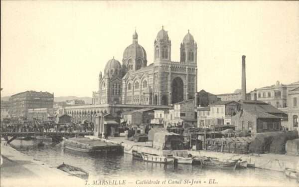 Marseille Bouches-du-Rhone Cathedrale Canal St. Jean