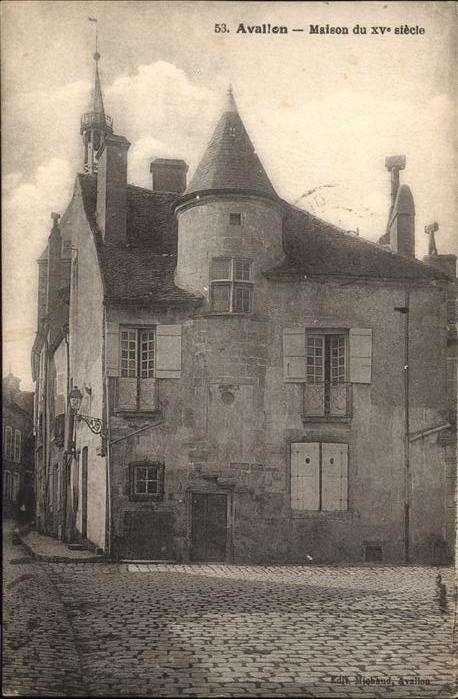 Avallon Maison XVe siecle