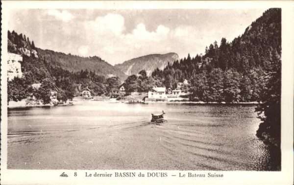 Doubs Bassin Bateau Suisse