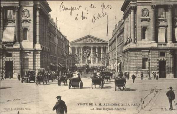 Paris Rue Royale decoree