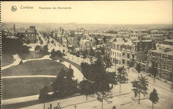 Cambrai Panorama des Boulevards