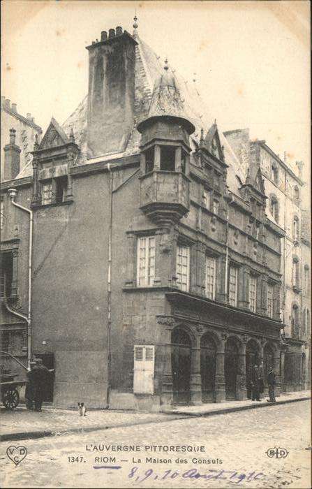 Riom Puy-de-Dome Maison des Consuls
