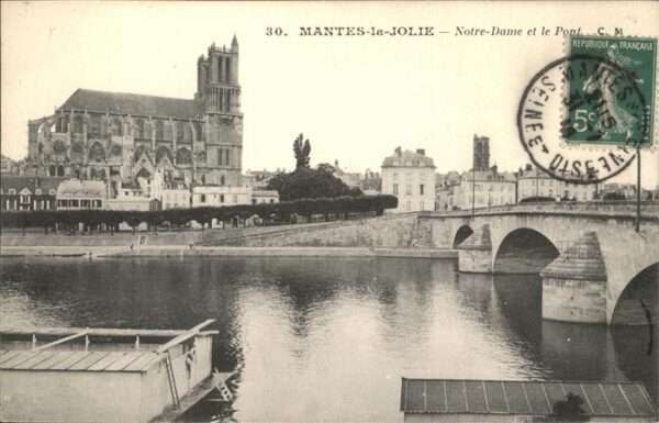 Mantes-la-Jolie Notre-Dame 
Pont