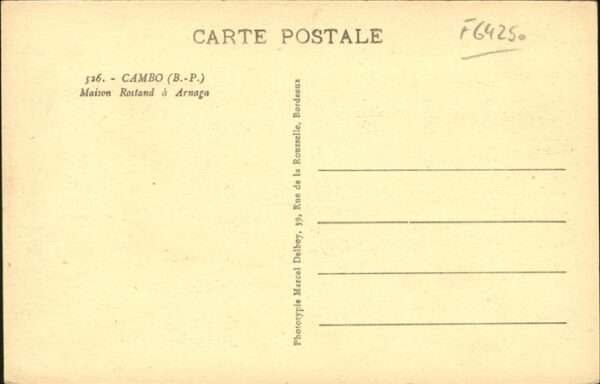 Cambon Maison Rostand a Arnaga – Bild 2
