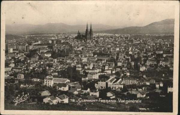 Clermont-Ferrand Vue generale
